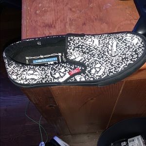 Reflective vans slip on